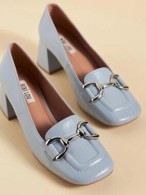 Bibi Lou Valencia Heels in a light blue color